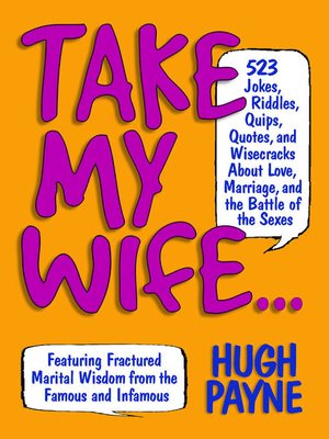 cover image of Take My Wife